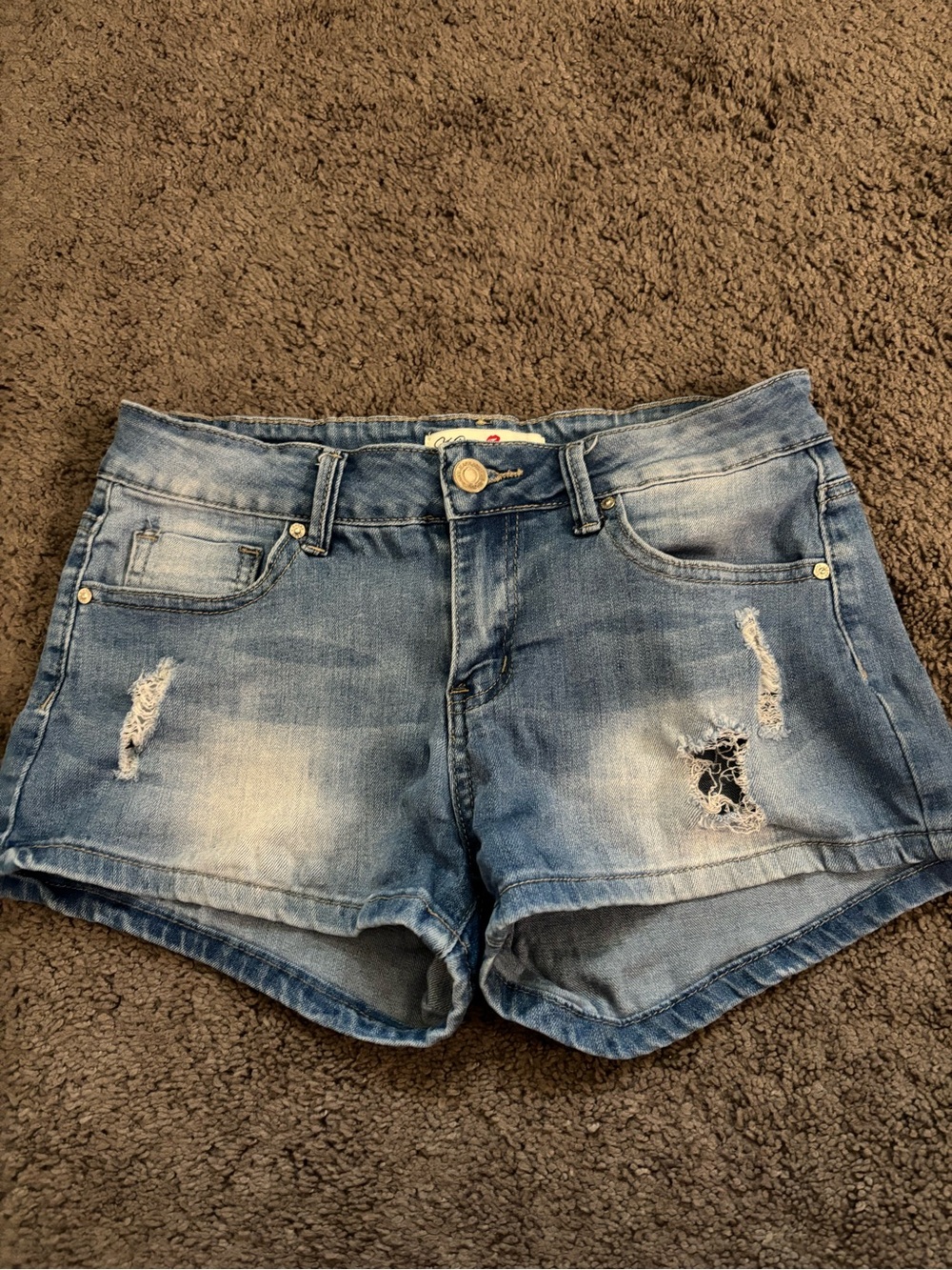 K’s More Juniors Denim Shorts Size Medium